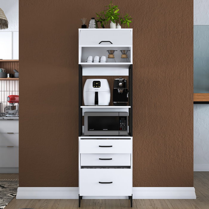 Hanah Home Gabinete Multipropósito Blanco JE135 - 3101